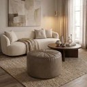Ver imagem 7 de Puff Decorativo Eron 73x73 cm Pes Fixos Courino Tcs 729 Moll