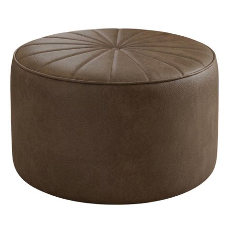 Puff Decorativo Eron 73x73 cm Pes Fixos Courino Tcs 729 Moll
