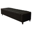 Ver imagem 3 de Kit Cabeceira e Calçadeira Baú King Everest P02 195 cm para cama Box Suede - Doce Sonho Móveis KIT C