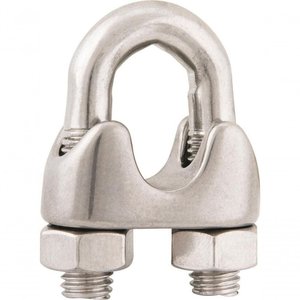 Clips para Cabo de Aço 1/8" Leve Inox