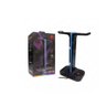 SUPORTE PARA FONE DE OUVIDO LED DUPLO GAMER HEADSET LUZ RGB USB MESA BANCADA - 4