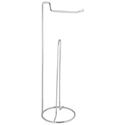 Porta Papel Higiênico De Chão Suporte Papeleira Cromado ARM - 6