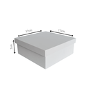 Ver imagem 2 de Caixa 100% MDF (17x17x07) Branco