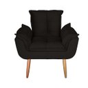 Ver imagem 4 de Poltrona para Sala e Quarto Decorativa Opala Suede