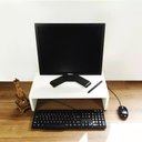 Ver imagem 2 de Suporte Para Monitor Branco Em Mdf