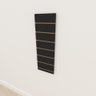 Painel canaletado mdf preto 90x30 panel canelado preto kit painel canelado preto painel caneletado - 1
