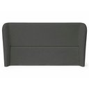 Ver imagem 1 de Cabeceira Cama Casal Queen Size Livia 160cm Orgânica Curva Bouclê Cinza - Montanari's Decor