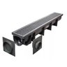 Ralo Linear Calha para Piso com Grelha Mallton 1,00x15 - 1