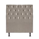 Ver imagem 2 de Cabeceira de Cama Box Solteiro 88 Cm Versalite Suede Veludo Marrom Claro