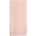 Ver imagem 4 de Kit 3 Toalha Lavabo Cristal Natalina 30x50cm Off White/veludo Rosa