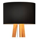 Ver imagem 4 de Luminária de Chão Abajur com Cúpula e Pés de Madeira Mobigu