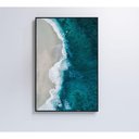 Ver imagem 4 de Quadro Mar Azul 80x120 Cm Vidro Impresso