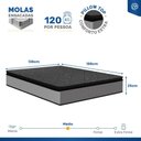 Ver imagem 5 de Cama Box com Colchão de Molas Ensacadas Pillow Top Umaflex Vitta Casal 138cm