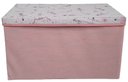 Ver imagem 1 de Baú Infantil Organizador de Brinquedos Rosa Bailarina