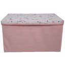 Ver imagem 1 de Baú Infantil Organizador de Brinquedos Rosa Bailarina