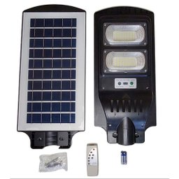 Luminária Solar 100W Poste Publica c/ Sensor de Presença - 1