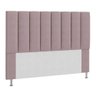 Cabeceira Estofada Cama Box Casal 140 Cm Rose - 1
