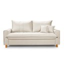 Ver imagem 1 de Sofa Living com Bau Multiuso 3 Lugares Linho Pes em Madeira: Marmore