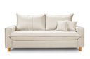 Ver imagem 1 de Sofa Living com Bau Multiuso 3 Lugares Linho Pes em Madeira: Marmore