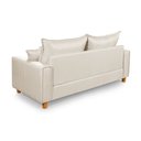 Ver imagem 4 de Sofa Living com Bau Multiuso 3 Lugares Linho Pes em Madeira: Marmore