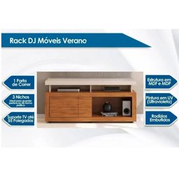 Rack Verano 136 Cm P/tv até 55 18378.227 Dj - 3