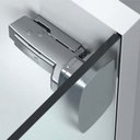 Ver imagem 1 de Kit C/ 2 Dobradiças Sensys Super Alta P/Colagem Em Porta De Vidro E Lateral De Vidro Completas