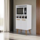 Ver imagem 1 de Torre Nuvola 2 Portas com Adega - Armário para Cozinha - Branco