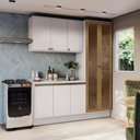 Ver imagem 1 de Armário de Cozinha Compacta 100% Mdf 192cm Branco Celeste Kappesberg