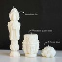 Ver imagem 3 de Kit Presente Velas Holísticas - Kuan Yin, Buda de Quatro Faces e Flor de Lótus Ramim Aromas Kit Pres