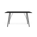 Ver imagem 4 de Mesa Jantar Paraty 120cm Tampo Preto com 4 Cadeiras Angra Estofadas Preta e Marrom