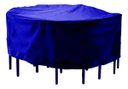 Ver imagem 1 de Capa Impermeável Compatível Mesa Redonda 180x90 Azul