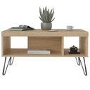 Ver imagem 2 de Mesa de Centro Retangular 2 Nichos Liberty - Artely Carvalho