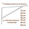 Mão Francesa 20 cm 36pçs Suporte Cantoneira Prateleira Preta - 6