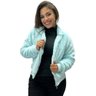 Jaqueta Blue Rose Pelo com Zíper Teddy Azul claro - 1