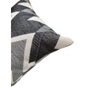 Ver imagem 3 de Almofada Retangular Cartagena 30x50cm Preta/cinza J1