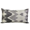 Ver imagem 1 de Almofada Retangular Cartagena 30x50cm Preta/cinza J1