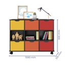 Ver imagem 3 de Nicho Organizador c/ 6 Gavetas com Rodízio Roterdã Q01 - ADJ Decor NICHO ORGANIZADOR NICHO DECORATIV
