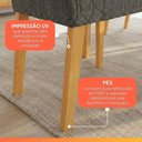 Ver imagem 4 de Conjunto de 2 Cadeiras Estofada Sala de Jantar Bel Cedro