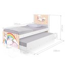 Ver imagem 2 de Bi Cama Juvenil Zap com Cabeceira Unicórnio Meigo
