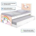 Ver imagem 3 de Bi Cama Juvenil Zap com Cabeceira Unicórnio Meigo