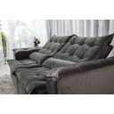 Ver imagem 5 de Sofá Retrátil e Reclinável Ipanema 1,50m em Tecido Veludo C/pillow Nos Braços - Montagem Inclusa:cin