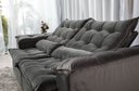Ver imagem 5 de Sofá Retrátil e Reclinável Ipanema 1,50m em Tecido Veludo C/pillow Nos Braços - Montagem Inclusa:cin