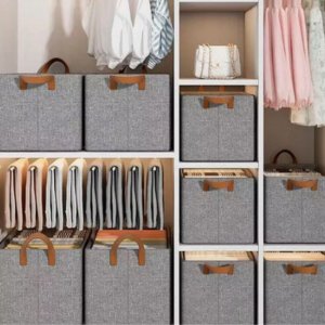 Organizador de Guarda Roupa Cesto Dobrável Piquenique