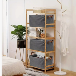 Organizador de Guarda Roupa Cesto Dobrável Piquenique - 6