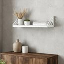 Ver imagem 3 de Kit 2 Prateleiras Mdf Decorativas 15 X 40cm com Suporte Duo