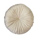 Ver imagem 2 de 2 Almofadas Redondas Rendy em Veludo Bege