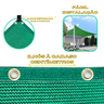 Tela Decorativa Sombrite Verde 90% 4m X 7m Bainha e Ilhós - 2