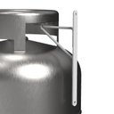 Ver mais imagens de Kit 2 Suporte de Parede Suspenso para Gás Externo Branco Fs