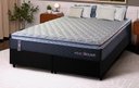Ver imagem 1 de Conjunto Cama Box King Dakota Preto 193x203x57 Espuma D33