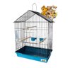Gaiola para Calopsitas Teto Aramado Black/azul Pet Piu Jel Plast - 2